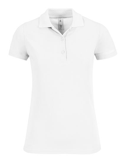 Polo Shirt Damen weiß