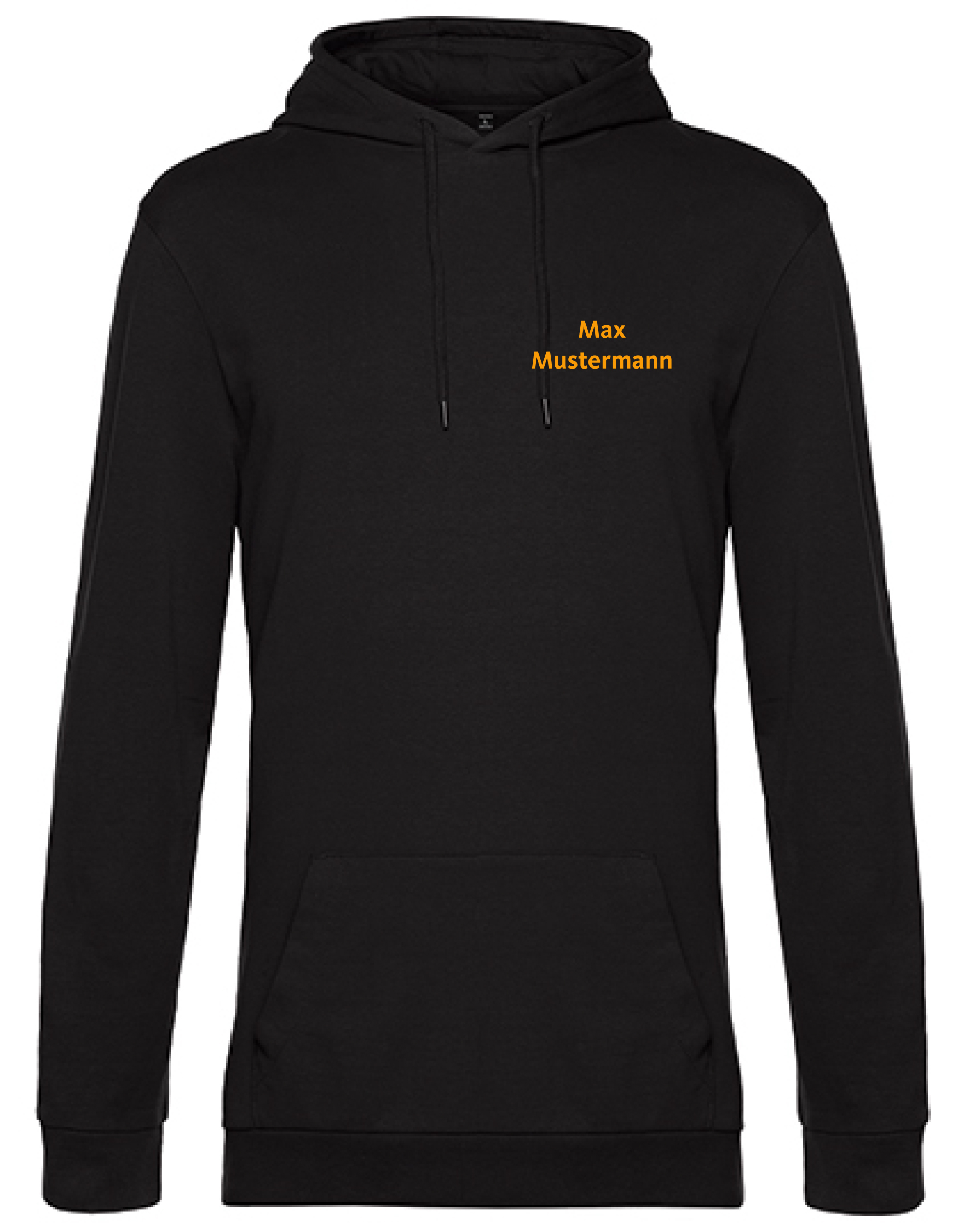 Kapuzenpulli / Hoodie Herren schwarz