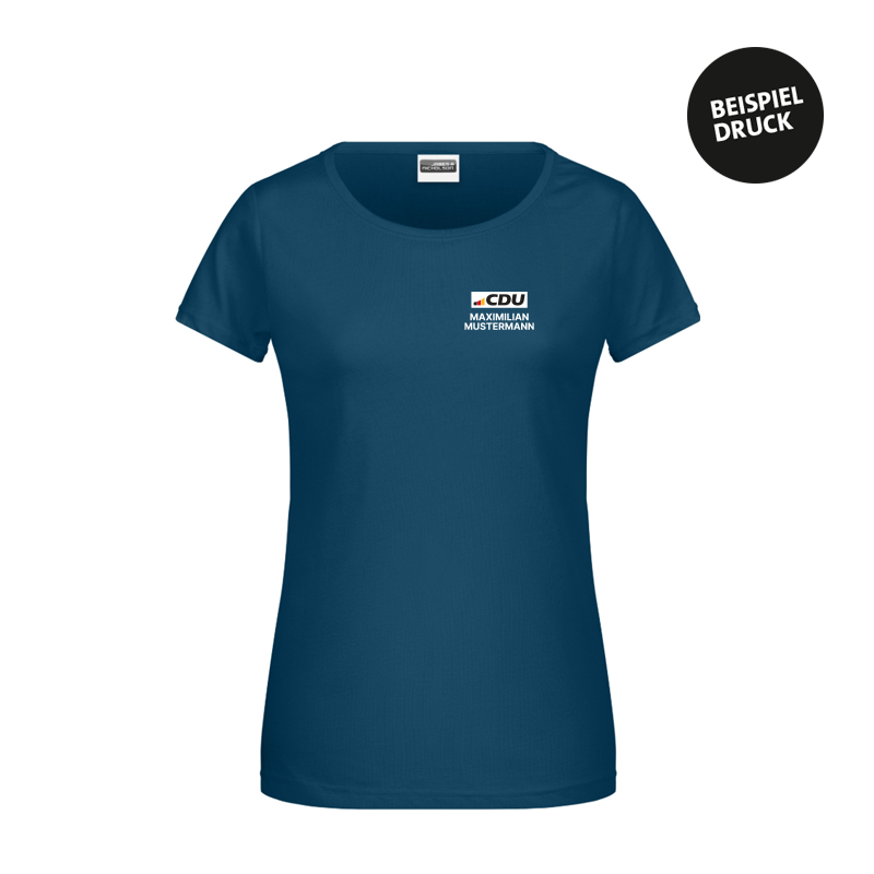 T-Shirt Damen petrol