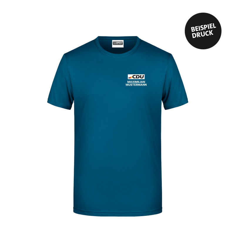 T-Shirt Herren petrol